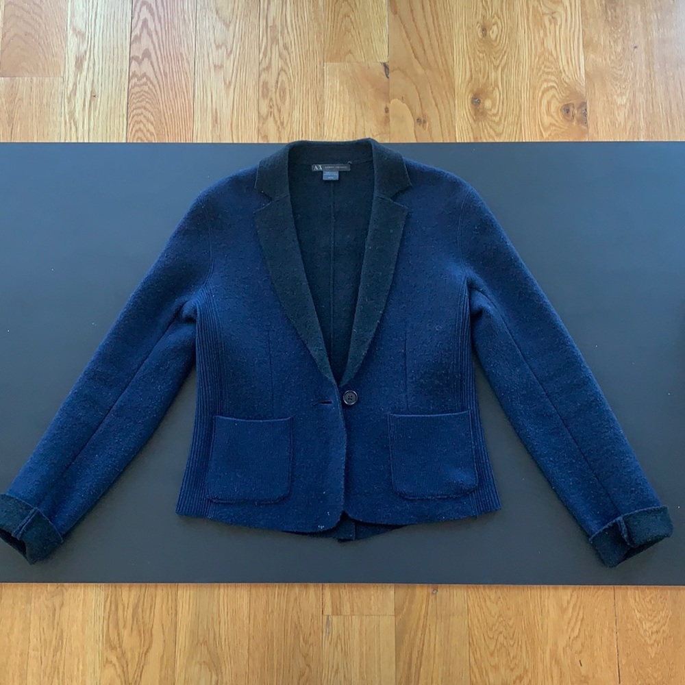 Armani Exchange wool blazer